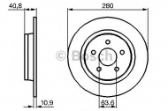 Тормозной диск BOSCH 0 986 479 170