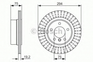 Тормозной диск BOSCH 0 986 479 670