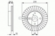 Тормозной диск BOSCH 0 986 479 845