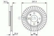 Тормозной диск BOSCH 0 986 479 861