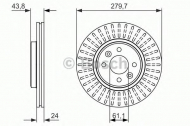 Тормозной диск BOSCH 0 986 479 885