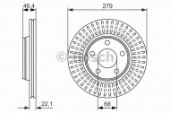Тормозной диск BOSCH 0 986 479 916