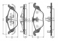 Комплект тормозных колодок BOSCH 0 986 TB2 044