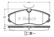 Комплект тормозных колодок BOSCH 0 986 TB2 252