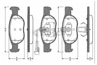 Комплект тормозных колодок BOSCH 0 986 TB2 285