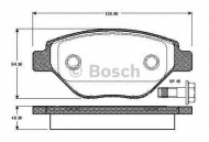 Комплект тормозных колодок BOSCH 0 986 TB2 442