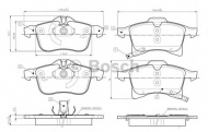 Комплект тормозных колодок BOSCH 0 986 TB2 459