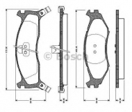 Комплект тормозных колодок BOSCH 0 986 TB2 709