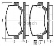 Комплект тормозных колодок BOSCH 0 986 TB2 789