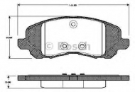 Комплект тормозных колодок BOSCH 0 986 TB2 959