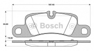 Комплект тормозных колодок BOSCH 0 986 TB3 109