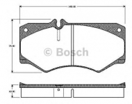 Комплект тормозных колодок BOSCH 0 986 TB2 058