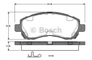 Комплект тормозных колодок BOSCH 0 986 TB2 320