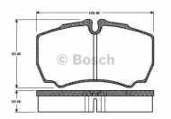 Комплект тормозных колодок BOSCH 0 986 TB2 411