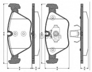 Комплект тормозных колодок BOSCH 0 986 TB2 435