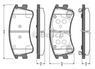 Комплект тормозных колодок BOSCH 0 986 TB2 437