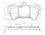 Комплект тормозных колодок BOSCH 0 986 TB2 455