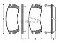 Комплект тормозных колодок BOSCH 0 986 TB2 654