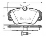 Комплект тормозных колодок BOSCH 0 986 TB2 666