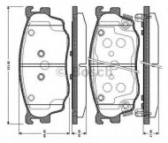 Комплект тормозных колодок BOSCH 0 986 TB2 821