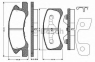 Комплект тормозных колодок BOSCH 0 986 TB2 884