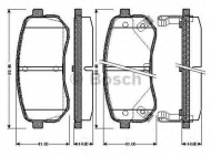 Комплект тормозных колодок BOSCH 0 986 TB2 893