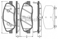 Комплект тормозных колодок BOSCH 0 986 TB3 002