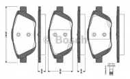 Комплект тормозных колодок BOSCH 0 986 TB3 094