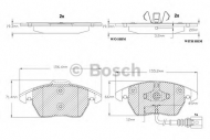 Комплект тормозных колодок BOSCH F 03B 150 155