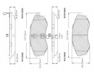 Комплект тормозных колодок BOSCH F 03B 150 277