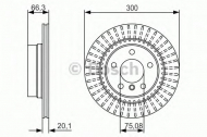 Тормозной диск BOSCH 0 986 479 044