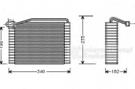 Испаритель VAN WEZEL 0300V142