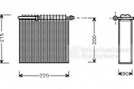 Испаритель VAN WEZEL 1700V104