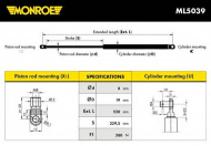 Газовая пружина MONROE ML5039