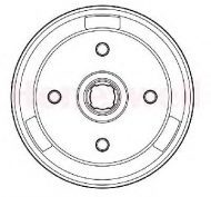 Тормозный барабан BENDIX 329176B