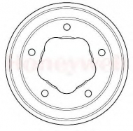 Тормозный барабан BENDIX 329187B