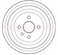 Тормозный барабан BENDIX 329204B