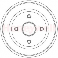Тормозный барабан BENDIX 329259B