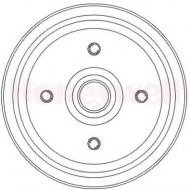 Тормозный барабан BENDIX 329280B