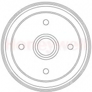 Тормозный барабан BENDIX 329327B