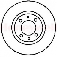 Тормозной диск BENDIX 561074B