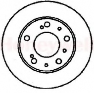 Тормозной диск BENDIX 561117B