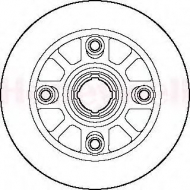 Тормозной диск BENDIX 561540B