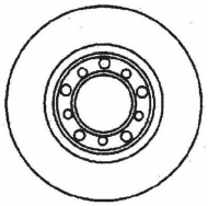 Тормозной диск BENDIX 561167B