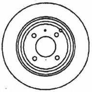 Тормозной диск BENDIX 561681B