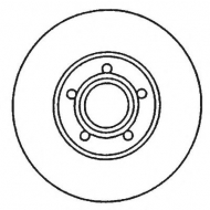 Тормозной диск BENDIX 561471B
