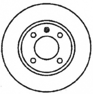 Тормозной диск BENDIX 561361B