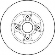 Тормозной диск BENDIX 561868B