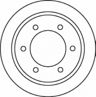 Тормозной диск BENDIX 562073B