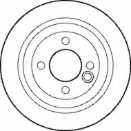 Тормозной диск BENDIX 562194B